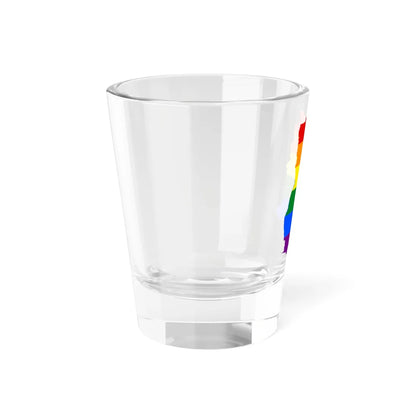 LGBT flag map of Ghana (Ghana) Shot Glass 1.5oz - Go Mug Yourself