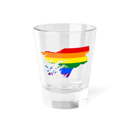 LGBT flag map of Guinea-Bissau (Guinea) Shot Glass 1.5oz 1.5oz - Go Mug Yourself