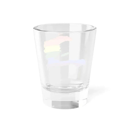 LGBT flag map of Haiti (Haiti) Shot Glass 1.5oz - Go Mug Yourself
