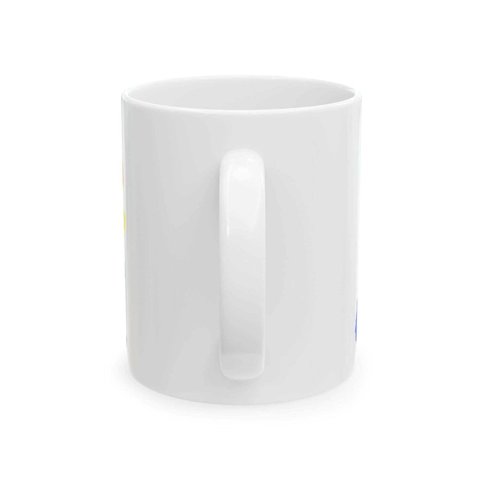 LGBT flag map of Haiti (Haiti) White Coffee Mug-Go Mug Yourself