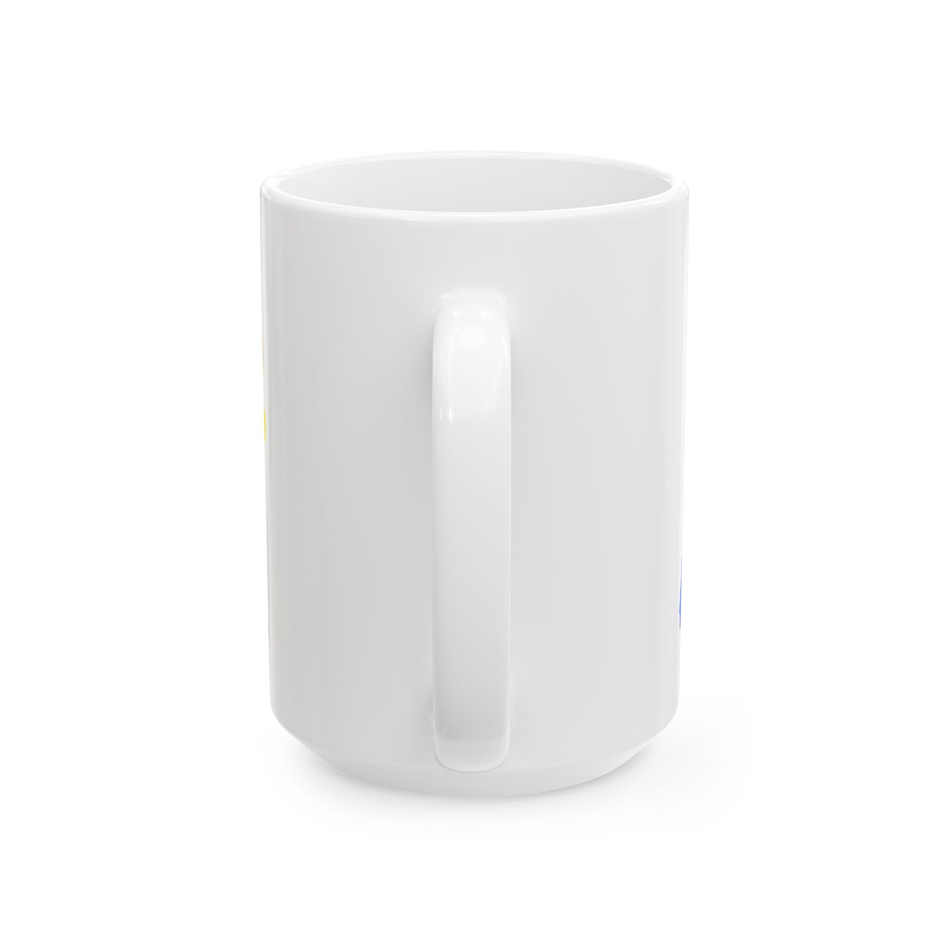 LGBT flag map of Haiti (Haiti) White Coffee Mug-Go Mug Yourself