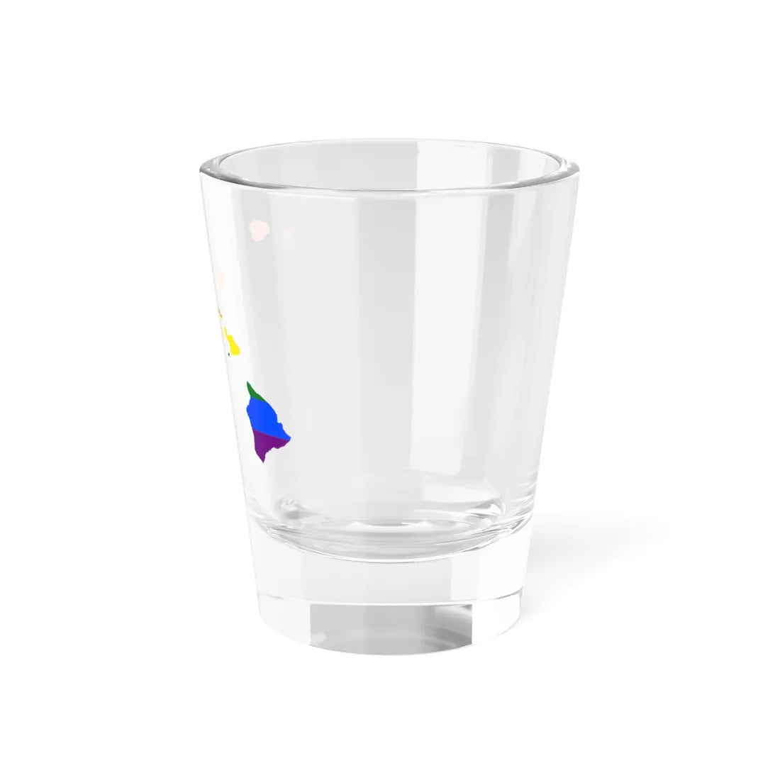 LGBT flag map of Hawaii (United States) Shot Glass 1.5oz - Go Mug Yourself