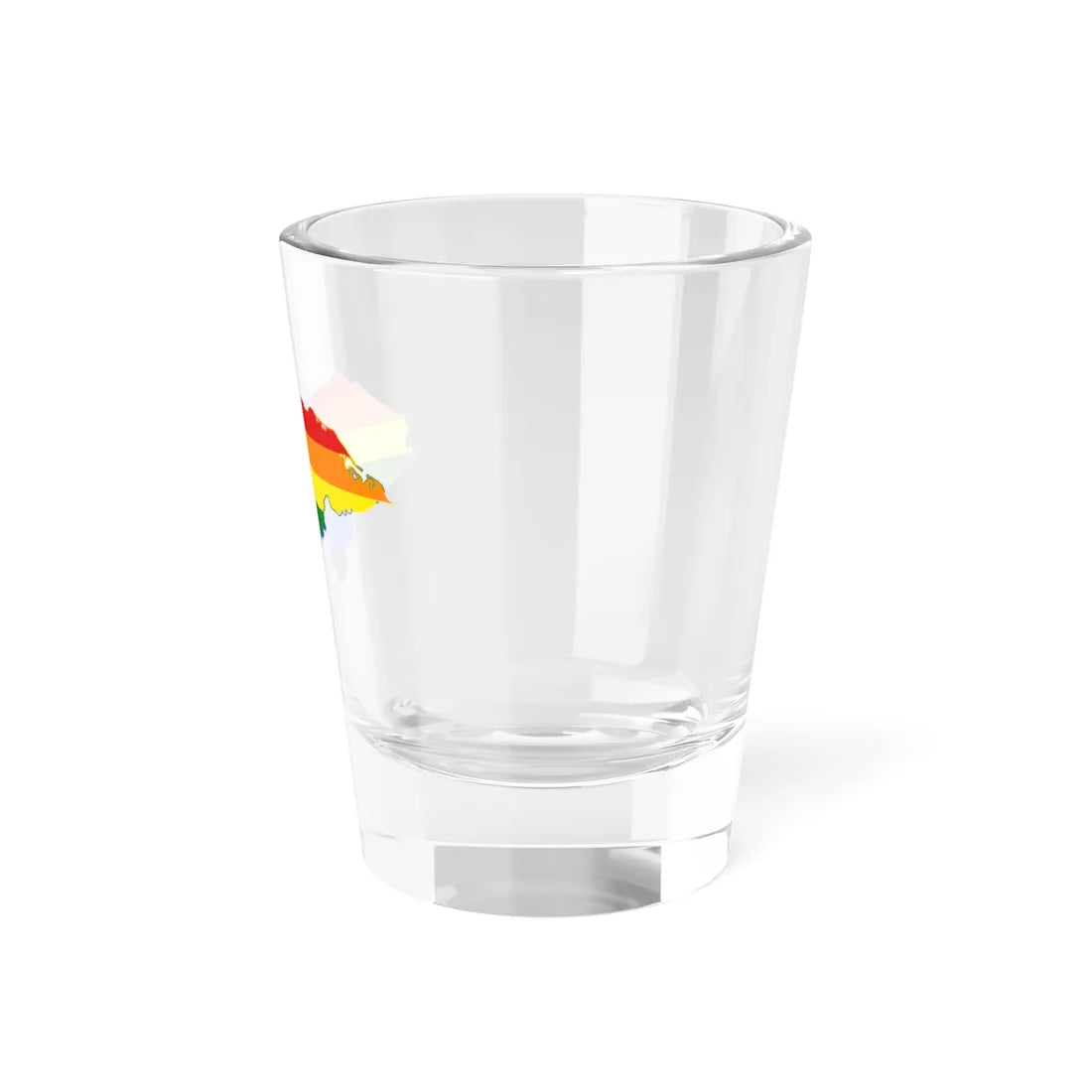 LGBT flag map of Honduras (Honduras) Shot Glass 1.5oz - Go Mug Yourself