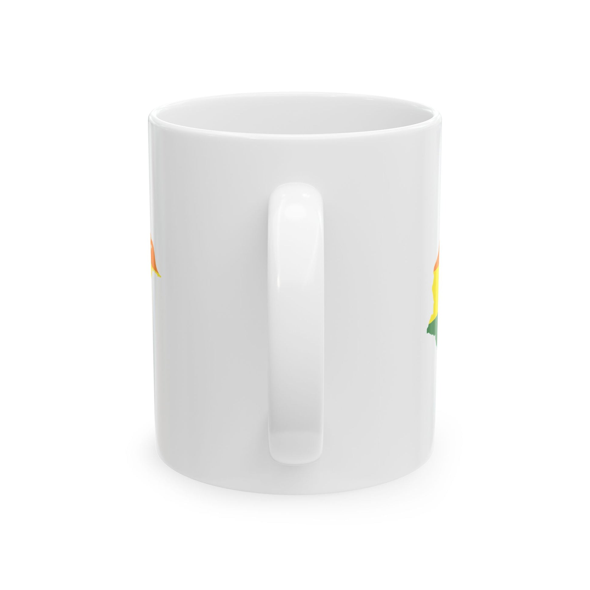 LGBT flag map of Honduras (Honduras) White Coffee Mug-Go Mug Yourself