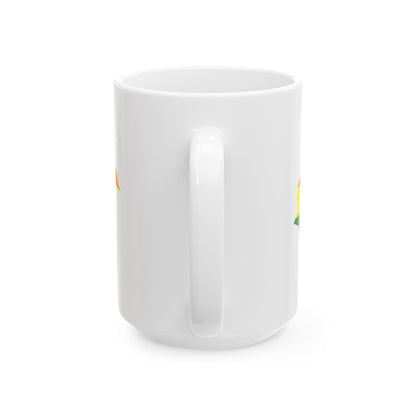 LGBT flag map of Honduras (Honduras) White Coffee Mug-Go Mug Yourself