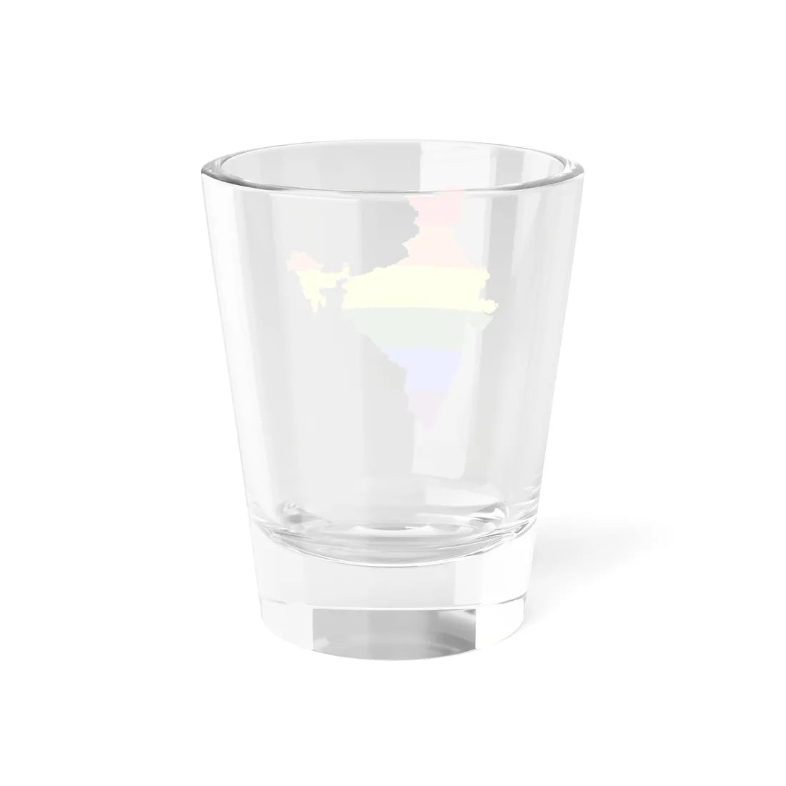 LGBT flag map of India (India) Shot Glass 1.5oz - Go Mug Yourself
