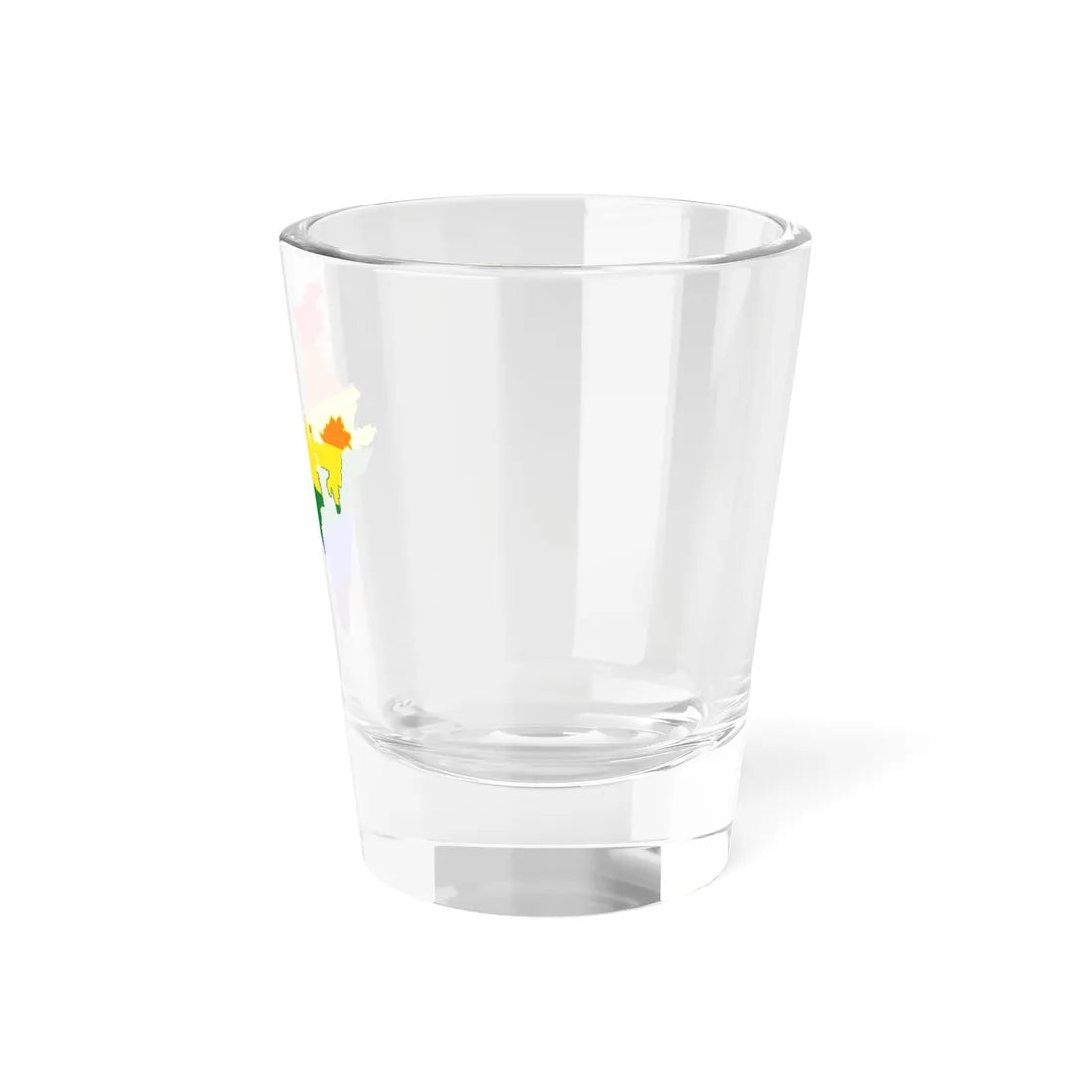 LGBT flag map of India (India) Shot Glass 1.5oz - Go Mug Yourself