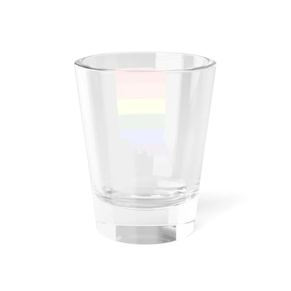 LGBT flag map of Indiana (United States) Shot Glass 1.5oz - Go Mug Yourself