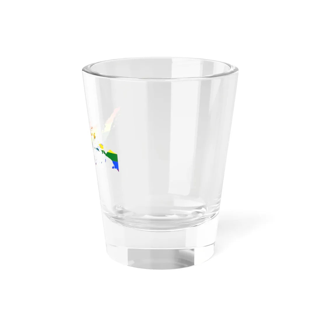 LGBT flag map of Indonesia (Indonesia) Shot Glass 1.5oz - Go Mug Yourself