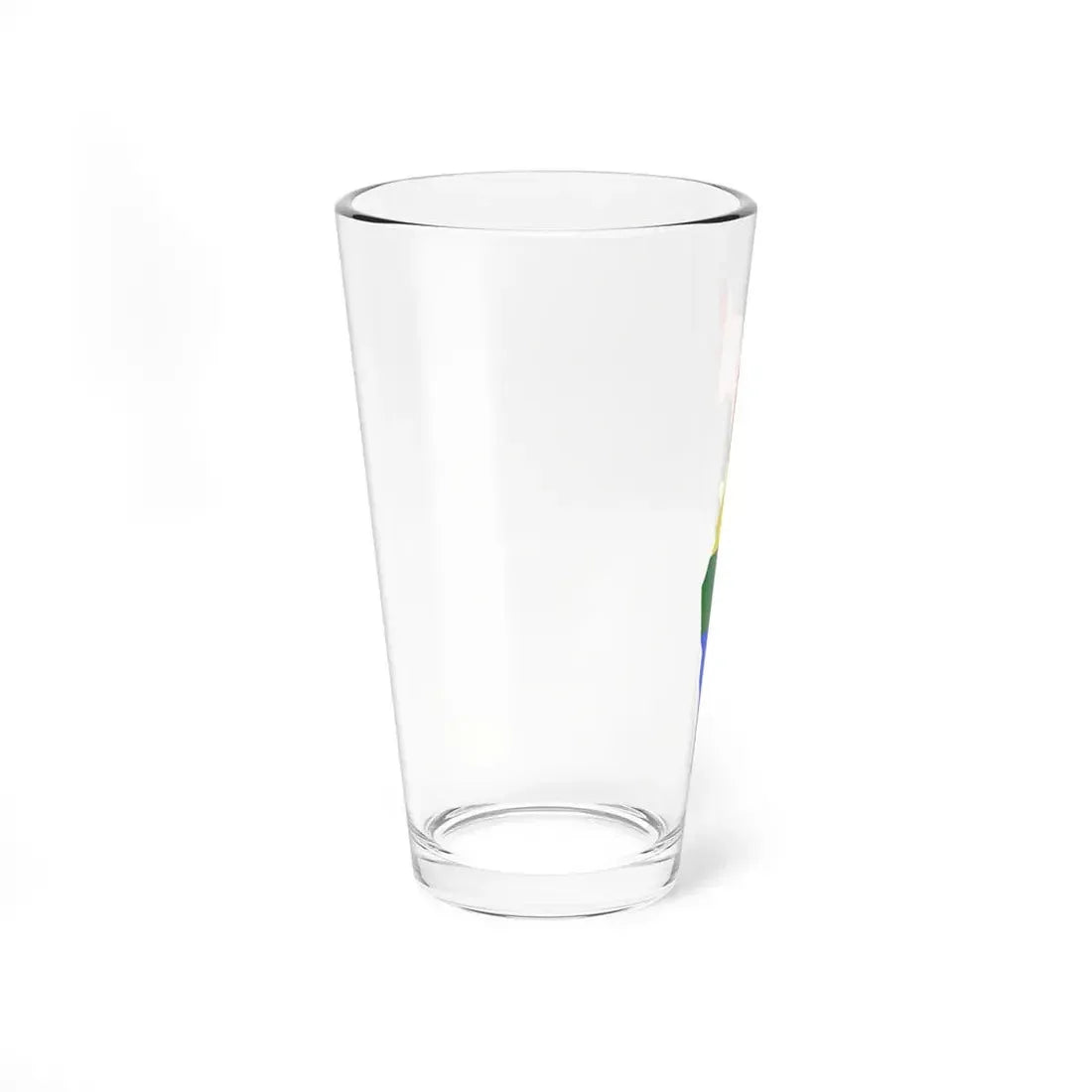 LGBT flag map of Israel (Israel) Pint Glass 16oz - Go Mug Yourself
