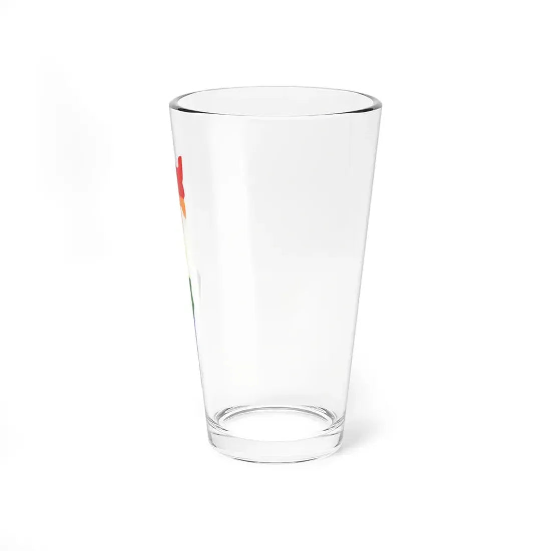 LGBT flag map of Israel (Israel) Pint Glass 16oz - Go Mug Yourself