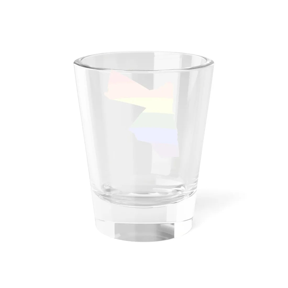 LGBT flag map of Jordan (Jordan) Shot Glass 1.5oz - Go Mug Yourself
