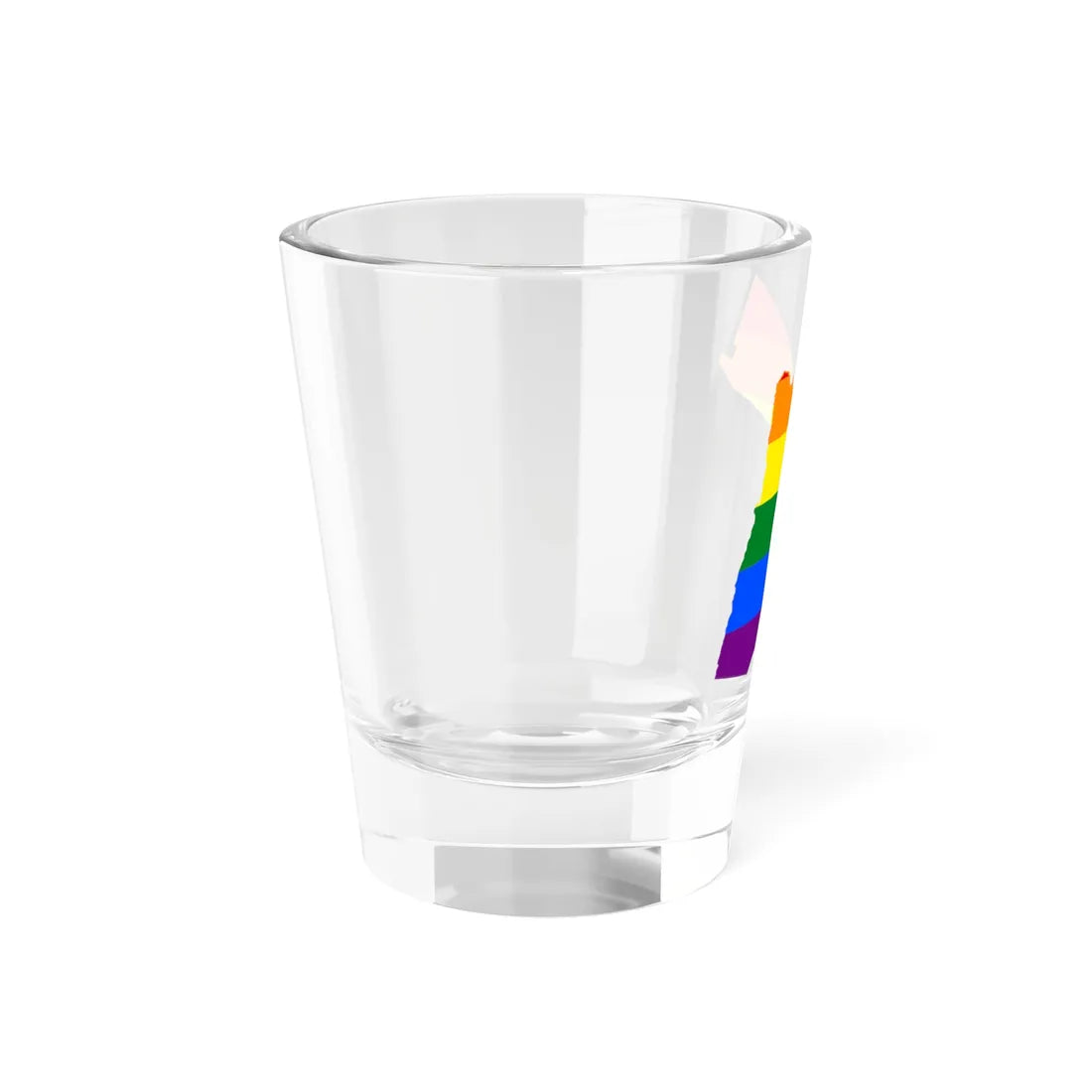 LGBT flag map of Jordan (Jordan) Shot Glass 1.5oz - Go Mug Yourself