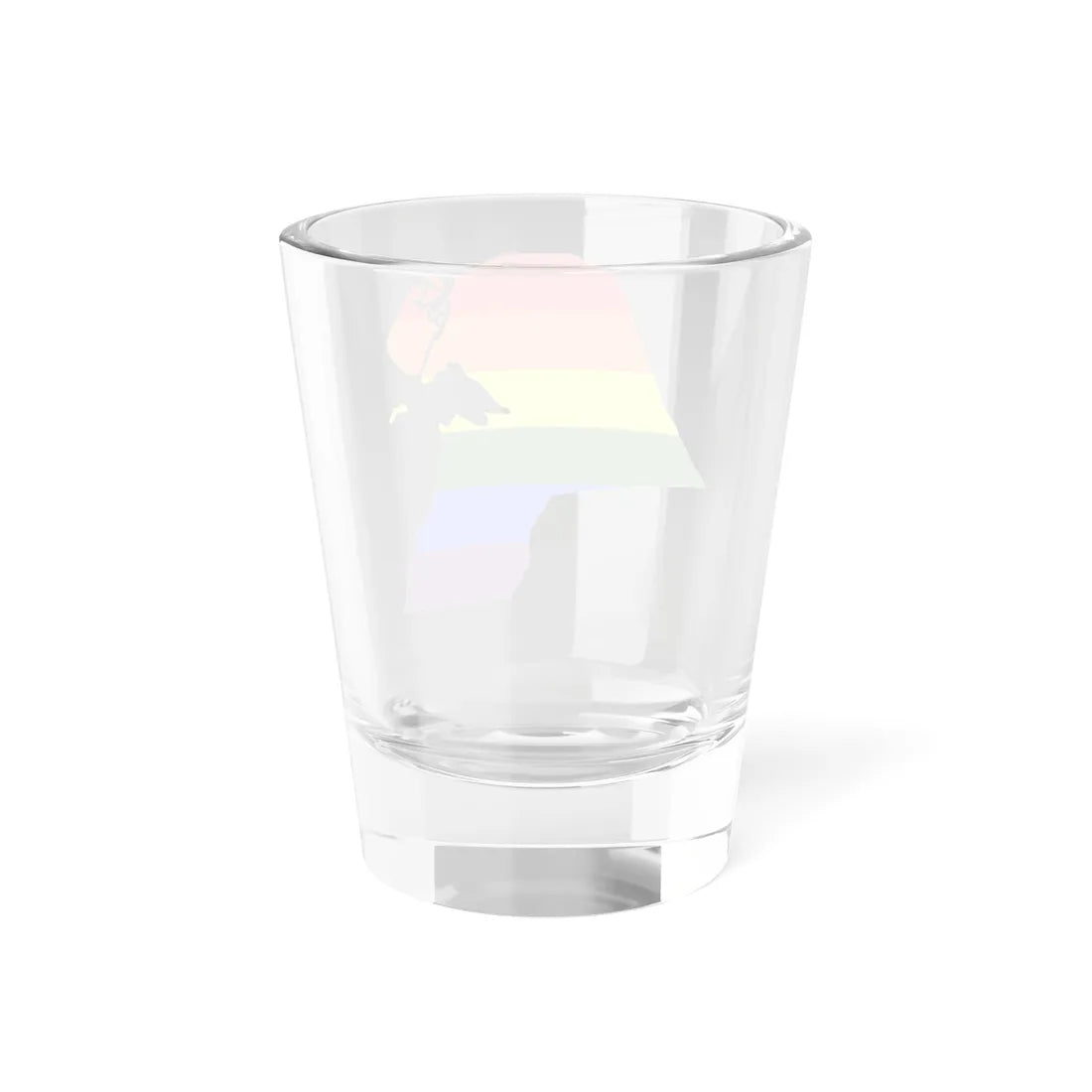 LGBT flag map of Kuwait (Kuwait) Shot Glass 1.5oz - Go Mug Yourself