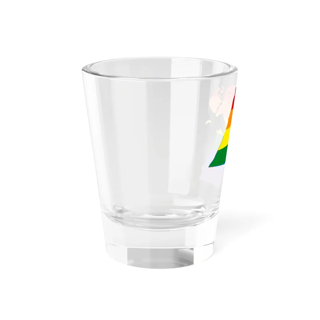 LGBT flag map of Kuwait (Kuwait) Shot Glass 1.5oz - Go Mug Yourself