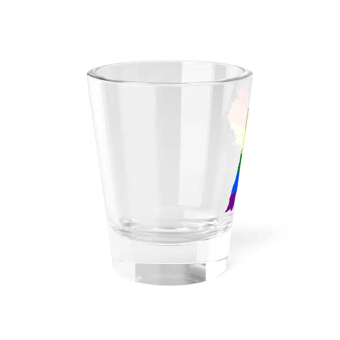 LGBT flag map of Lebanon (Lebanon) Shot Glass 1.5oz - Go Mug Yourself