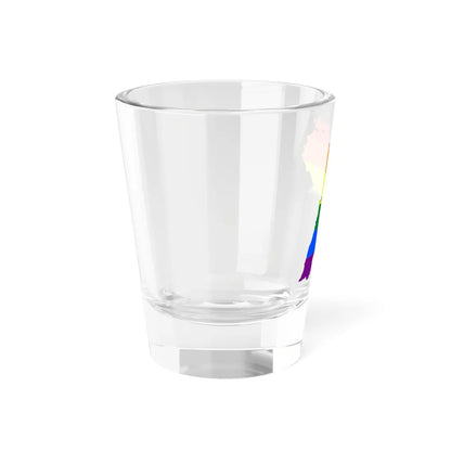 LGBT flag map of Lebanon (Lebanon) Shot Glass 1.5oz - Go Mug Yourself