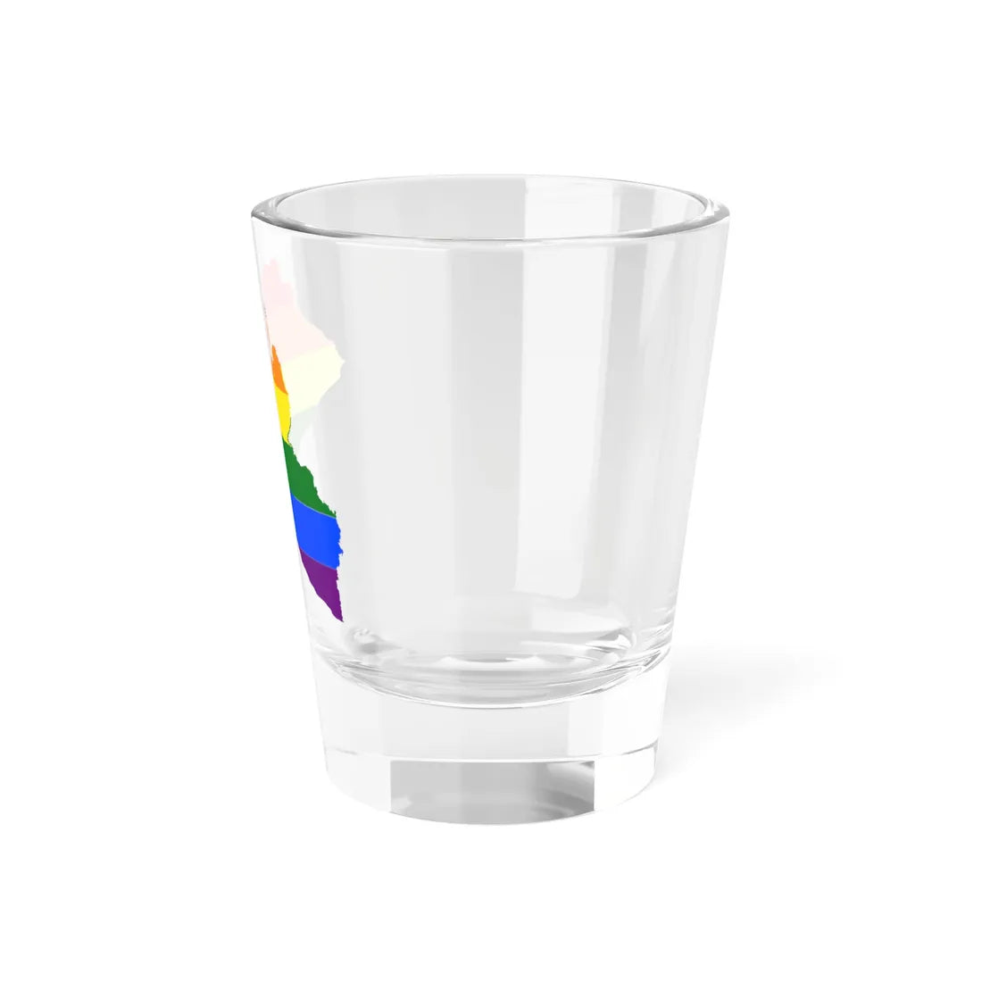 LGBT flag map of Liberia (Liberia) Shot Glass 1.5oz - Go Mug Yourself