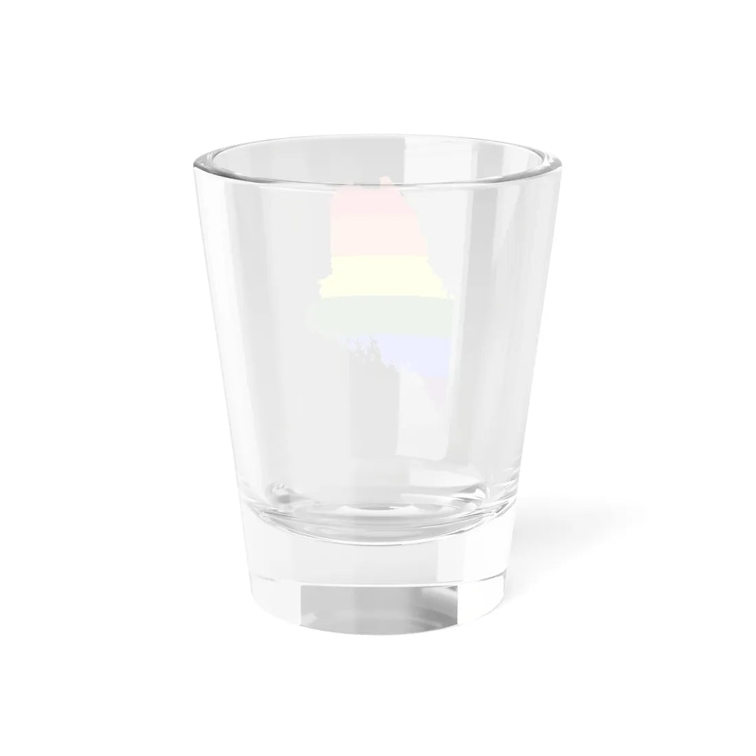 LGBT flag map of Maine (United States) Shot Glass 1.5oz - Go Mug Yourself