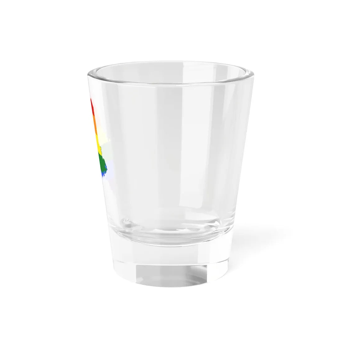 LGBT flag map of Maine (United States) Shot Glass 1.5oz - Go Mug Yourself