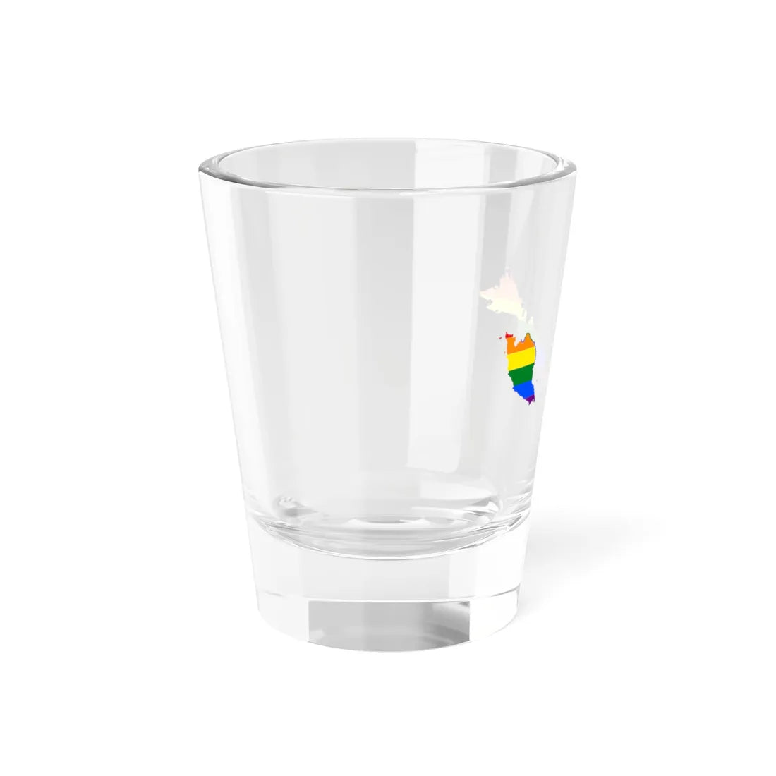 LGBT flag map of Malaysia (Malaysia) Shot Glass 1.5oz - Go Mug Yourself