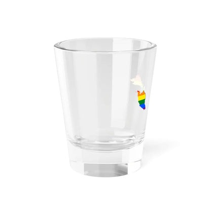 LGBT flag map of Malaysia (Malaysia) Shot Glass 1.5oz - Go Mug Yourself
