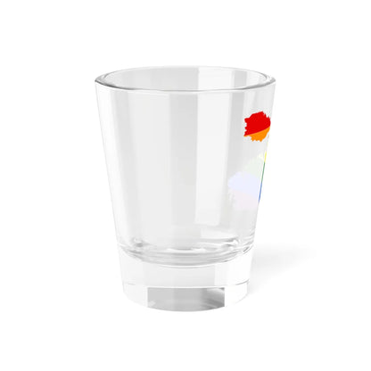 LGBT flag map of Malta (Malta) Shot Glass 1.5oz - Go Mug Yourself