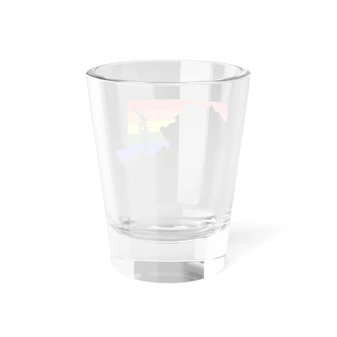 LGBT flag map of Maryland (United States) Shot Glass 1.5oz - Go Mug Yourself