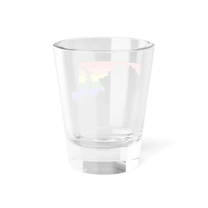 LGBT flag map of Maryland (United States) Shot Glass 1.5oz - Go Mug Yourself
