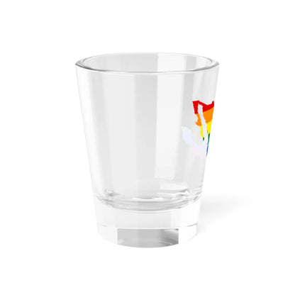 LGBT flag map of Mexico (Mexico) Shot Glass 1.5oz - Go Mug Yourself