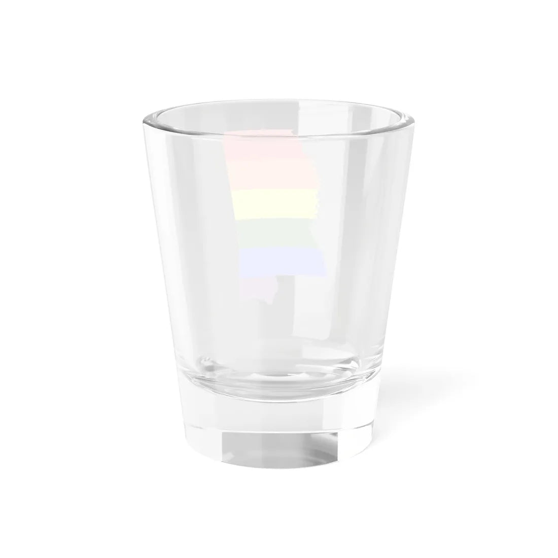 LGBT flag map of Mississippi (United States) Shot Glass 1.5oz - Go Mug Yourself