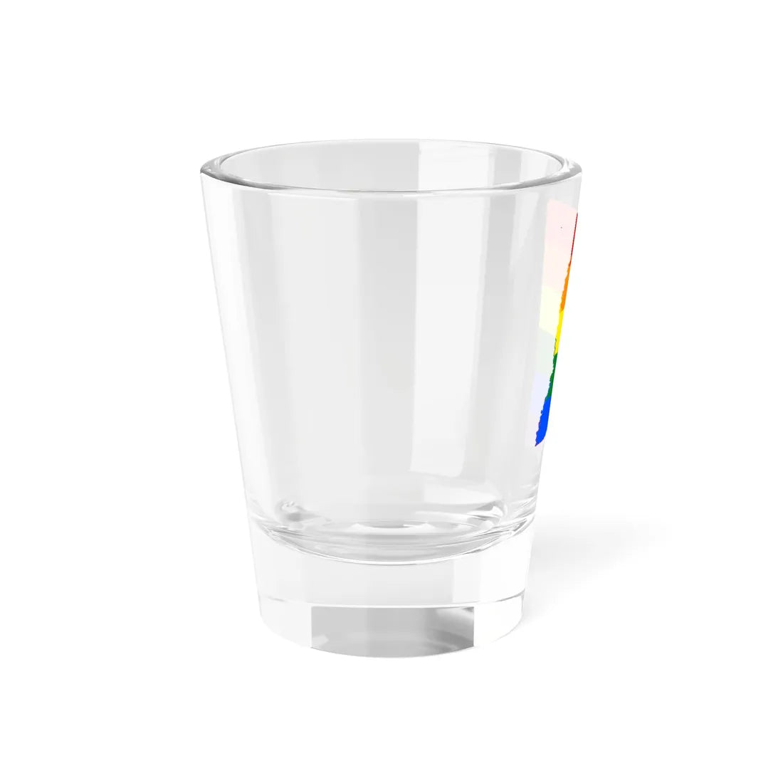 LGBT flag map of Mississippi (United States) Shot Glass 1.5oz - Go Mug Yourself