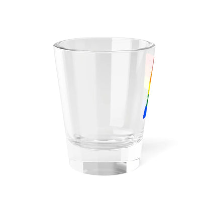 LGBT flag map of Mississippi (United States) Shot Glass 1.5oz - Go Mug Yourself