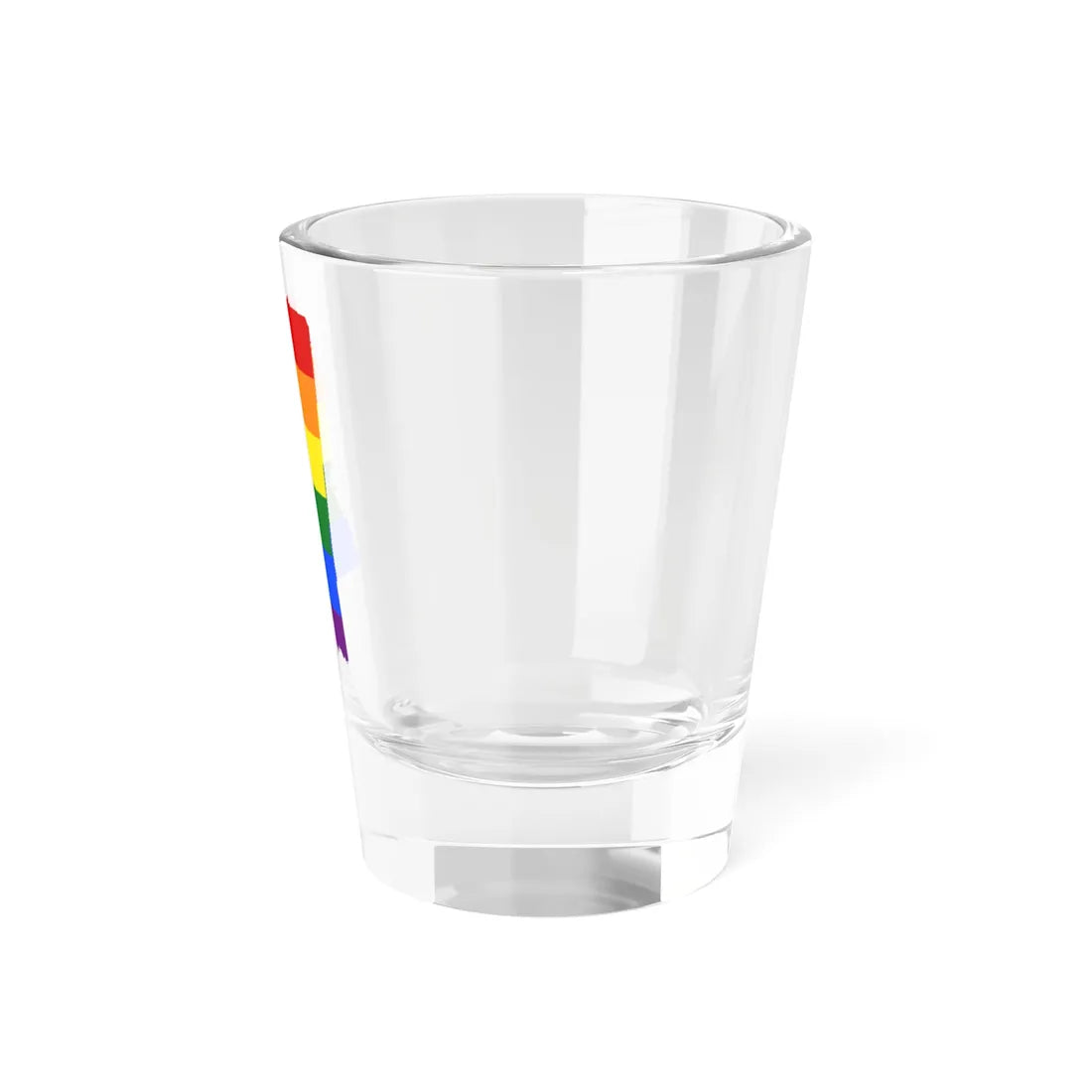 LGBT flag map of Mississippi (United States) Shot Glass 1.5oz - Go Mug Yourself