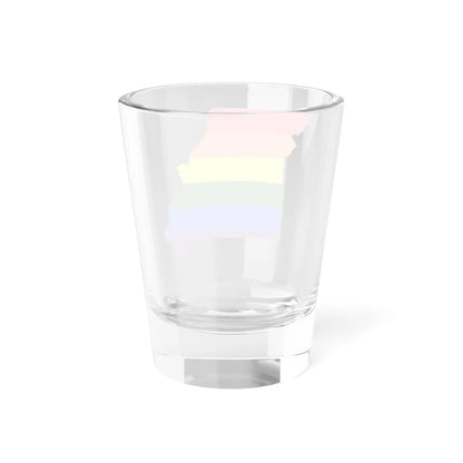 LGBT flag map of Missouri (United States) Shot Glass 1.5oz - Go Mug Yourself