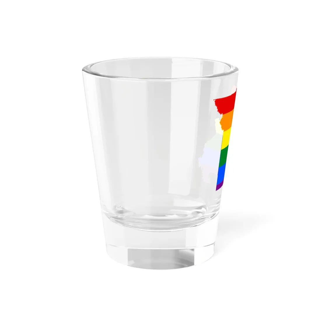 LGBT flag map of Missouri (United States) Shot Glass 1.5oz - Go Mug Yourself