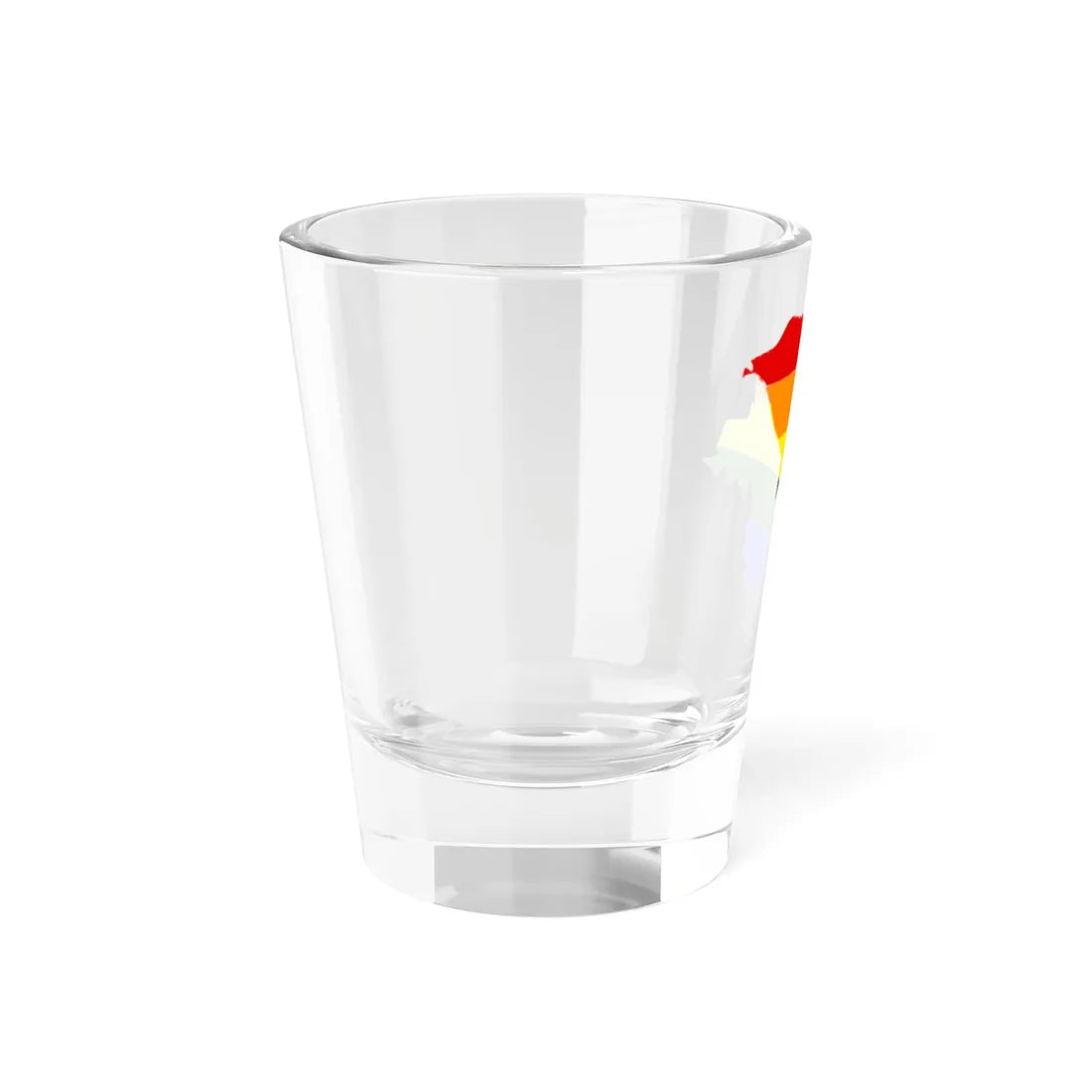 LGBT flag map of Moldova (Moldova) Shot Glass 1.5oz - Go Mug Yourself
