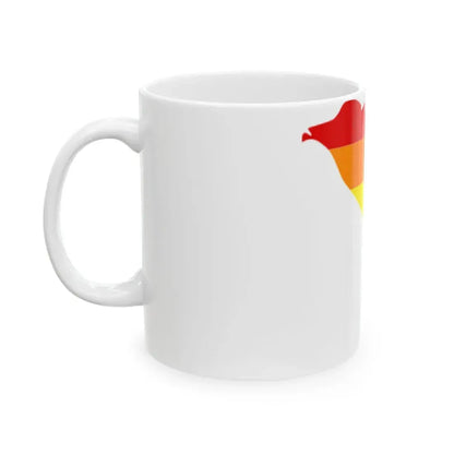 LGBT flag map of Moldova (Moldova) White Coffee Mug - Go Mug Yourself