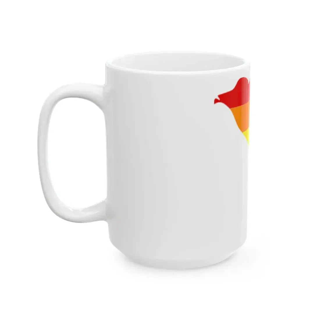 LGBT flag map of Moldova (Moldova) White Coffee Mug - Go Mug Yourself