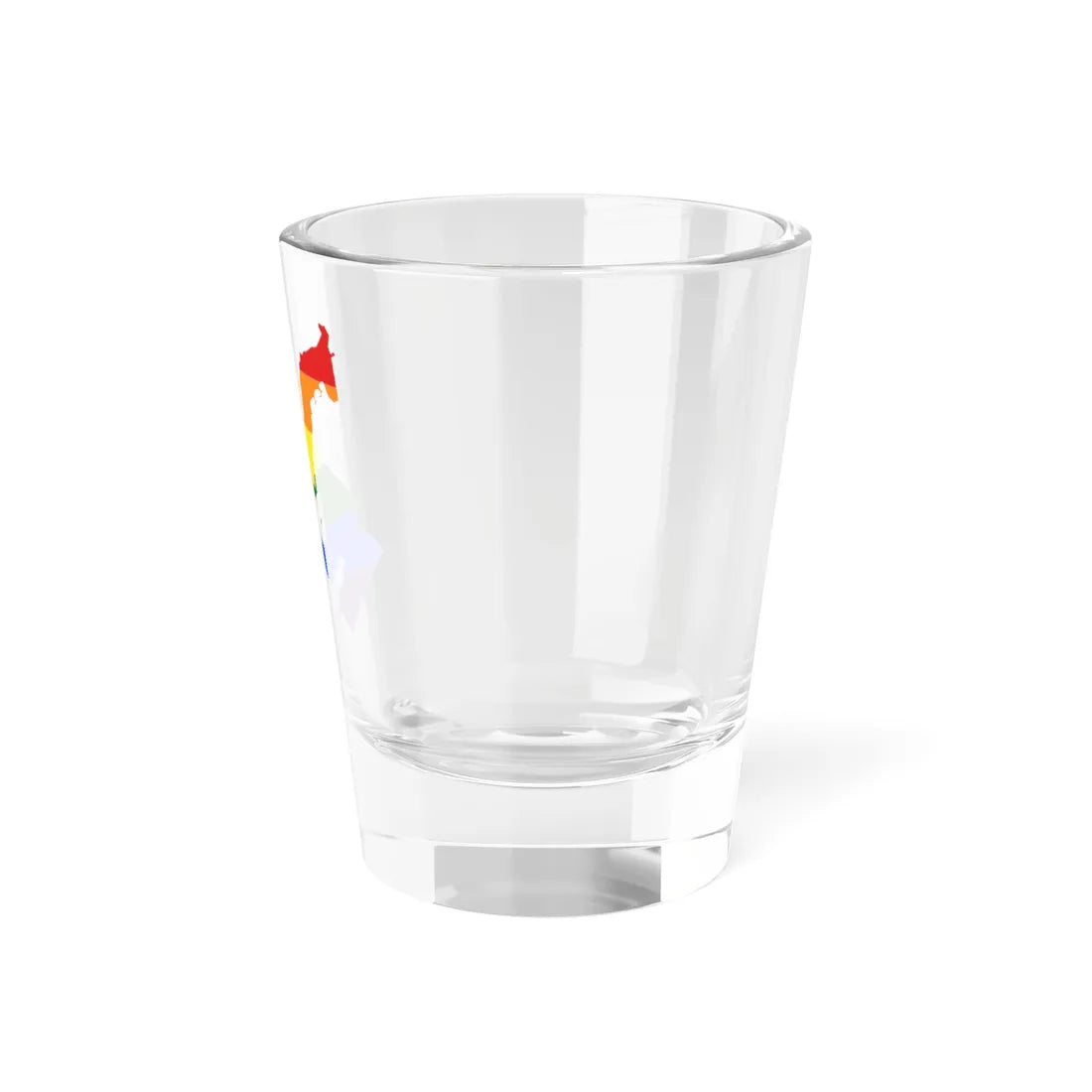 LGBT flag map of Monaco (Monaco) Shot Glass 1.5oz - Go Mug Yourself