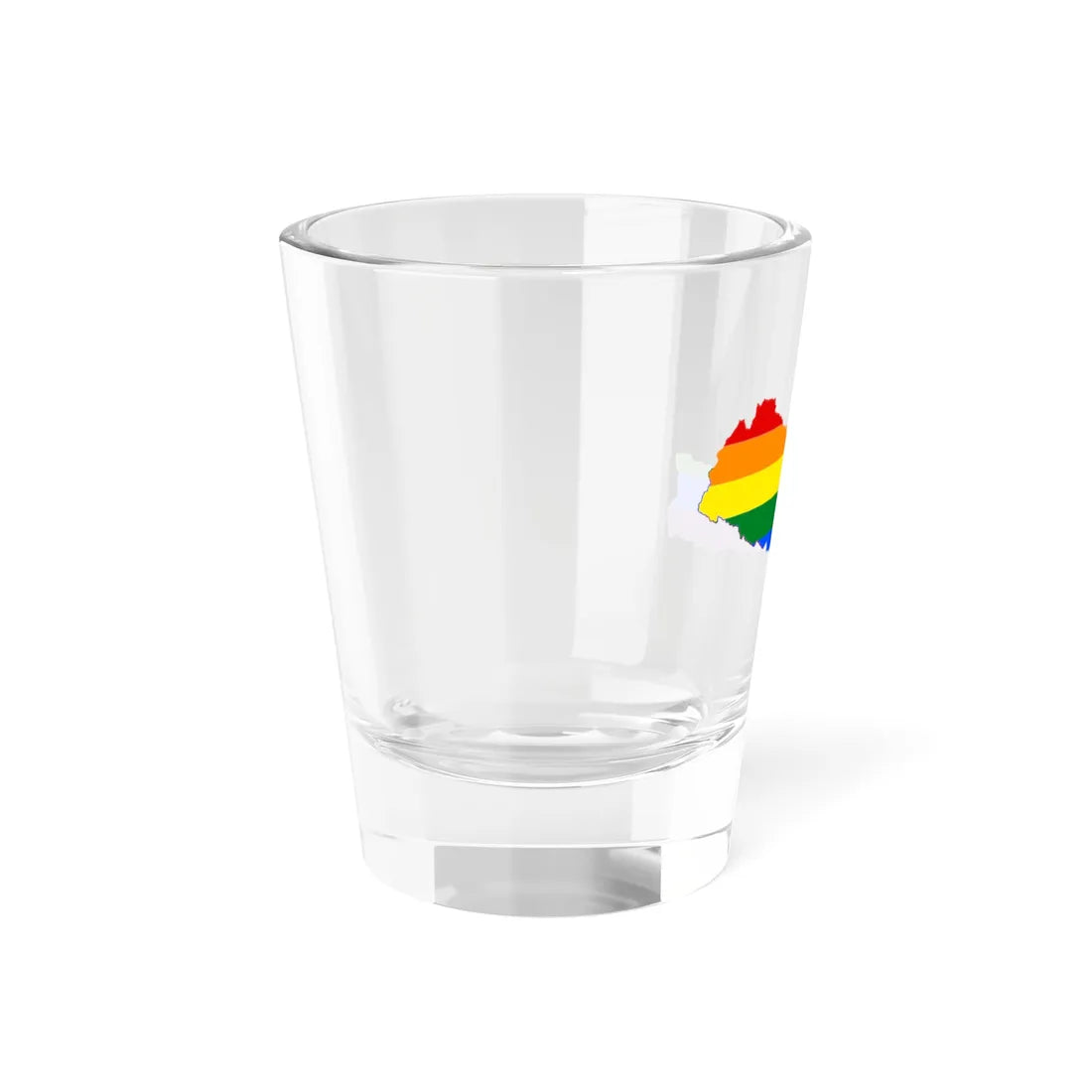 LGBT flag map of Nepal (Nepal) Shot Glass 1.5oz - Go Mug Yourself