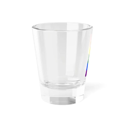 LGBT flag map of New Hampshire (United States) Shot Glass 1.5oz - Go Mug Yourself