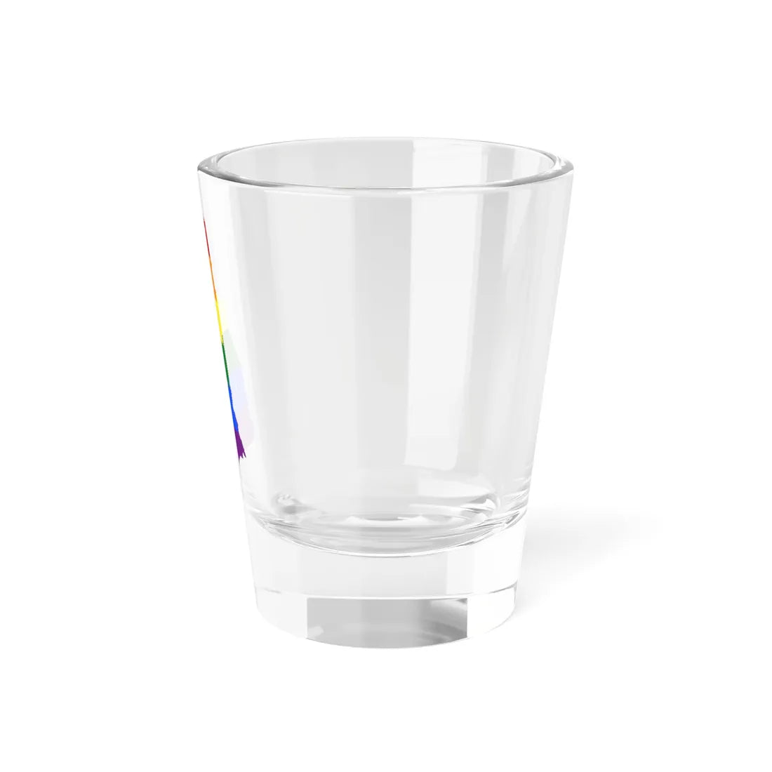LGBT flag map of New Hampshire (United States) Shot Glass 1.5oz - Go Mug Yourself