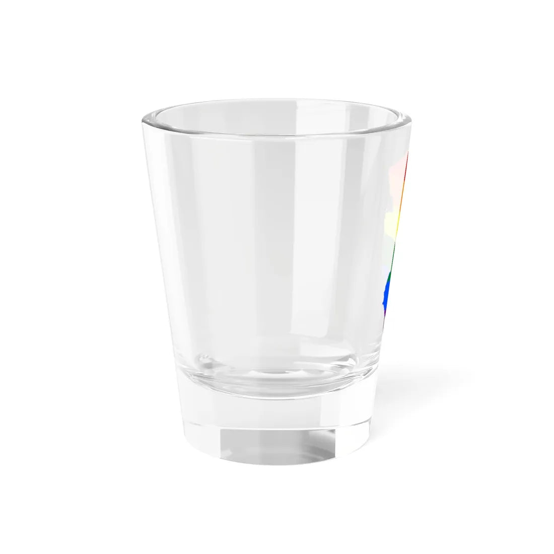 LGBT flag map of New Jersey (United States) Shot Glass 1.5oz - Go Mug Yourself