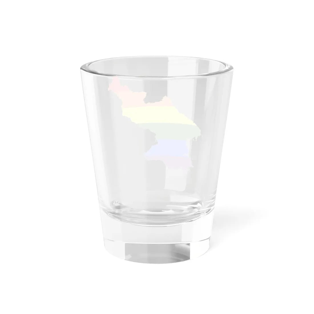 LGBT flag map of North Korea (Korea) Shot Glass 1.5oz - Go Mug Yourself