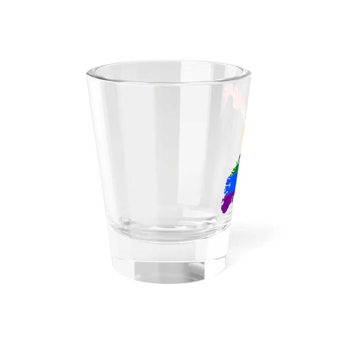LGBT flag map of Norway (Norway) Shot Glass 1.5oz - Go Mug Yourself