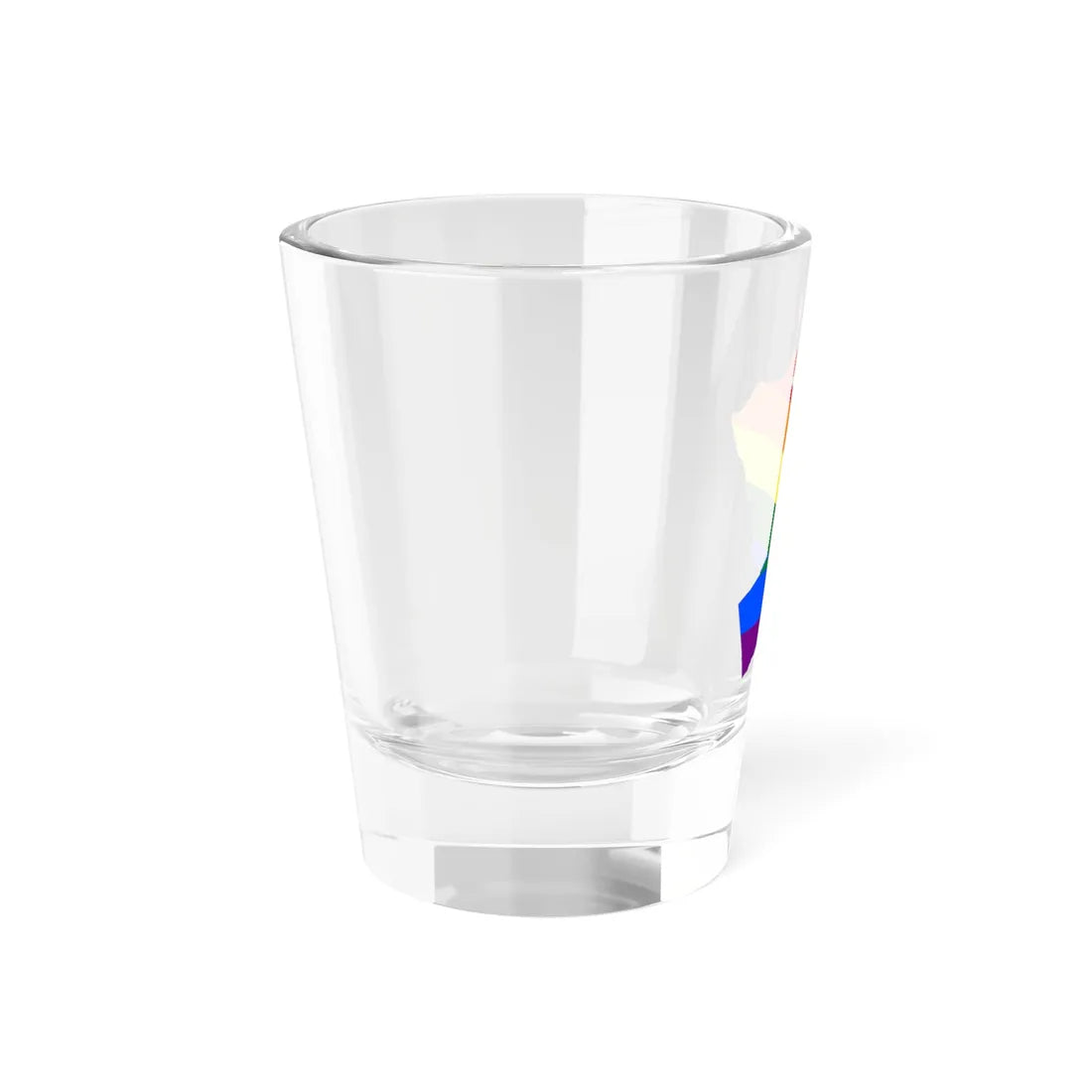 LGBT flag map of Oman (Oman) Shot Glass 1.5oz - Go Mug Yourself
