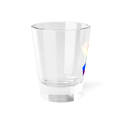 LGBT flag map of Oman (Oman) Shot Glass 1.5oz - Go Mug Yourself