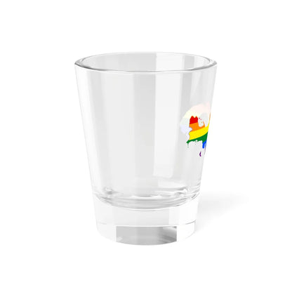 LGBT flag map of Panama (Panama) Shot Glass 1.5oz - Go Mug Yourself