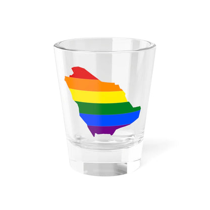 LGBT flag map of Saudi Arabia (Saudi Arabia) Shot Glass 1.5oz 1.5oz - Go Mug Yourself